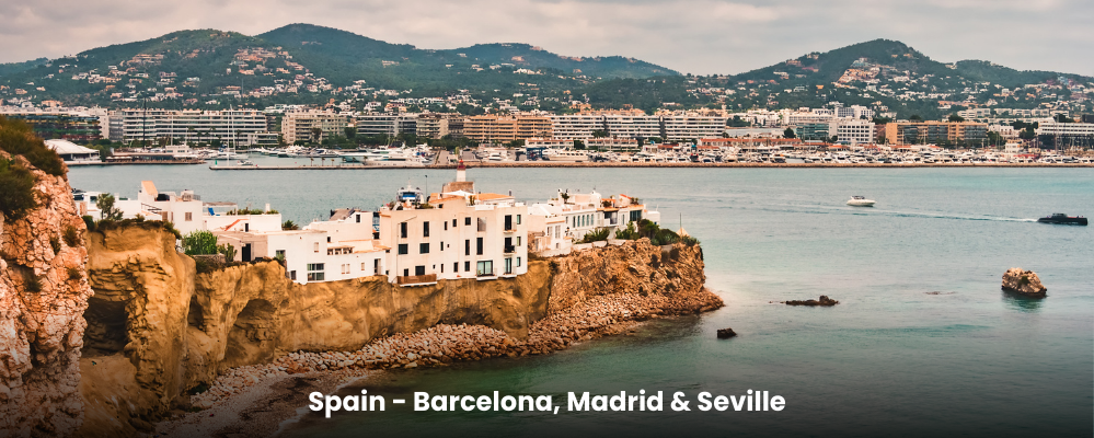 Spain - Barcelona, Madrid & Seville